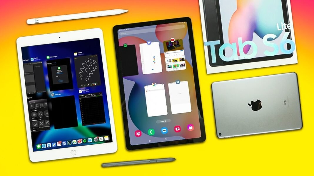 Comparison between IPad(7th generation) and Samsung Tab S6 lite