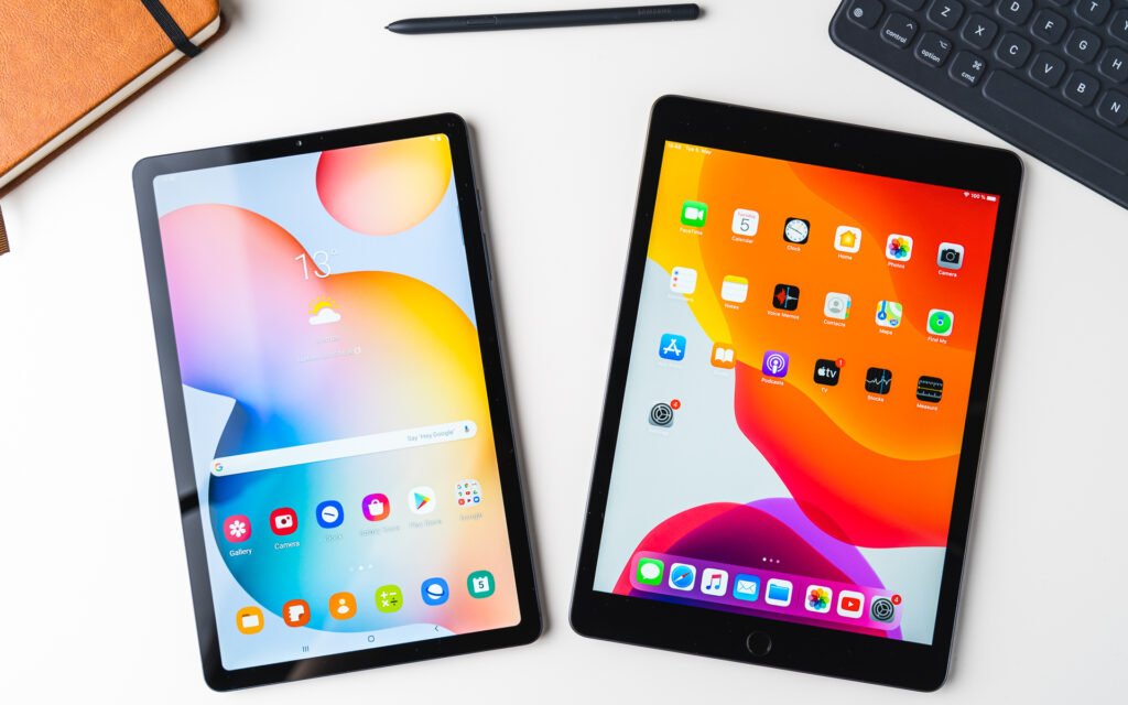 Comparison between IPad (7th generation) and Samsung Tab S6 lite