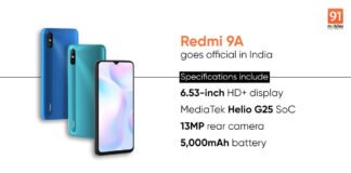 Mi Redmi 9A vs Realme C12: review