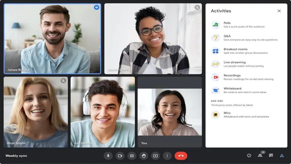 Google Meet Adds New Whiteboard Functionality With Third-Party ‘Miro’ Integration