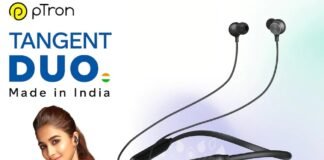 Ptron Tangent Duo Neckband Earphones With Upto 24-Hour Battery Life Launched In India