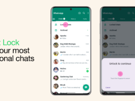 How to lock chats on WhatsApp?