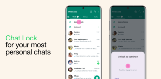 How to lock chats on WhatsApp?