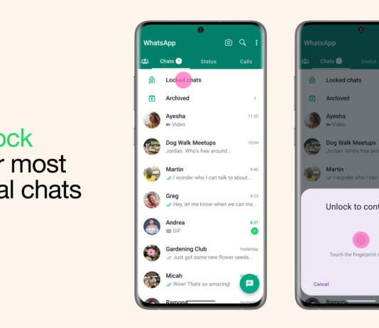 How to lock chats on WhatsApp?