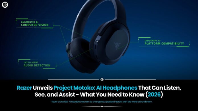 Razer Project Motoko AI Headphones CES 2026
