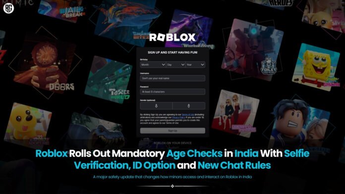 Roblox age verification update in India