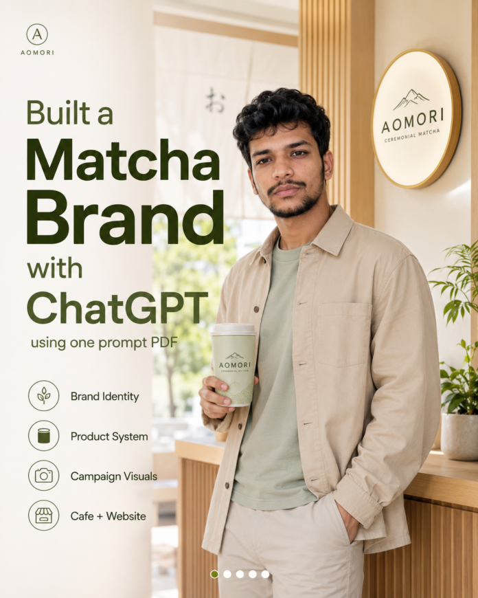 BUILD A MATCHA BRAND WITH CHATGPT